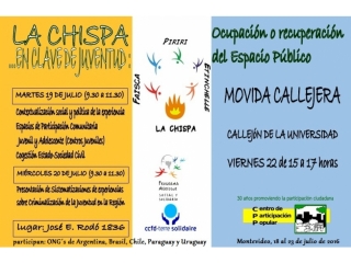 Actividades del Programa Mercosur Social y Solidario, eje Juventudes